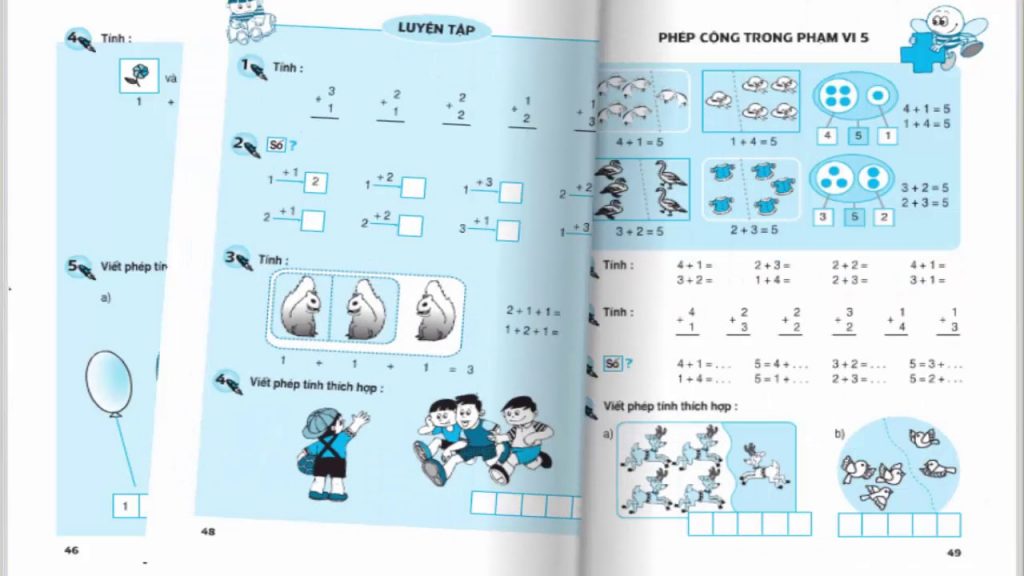 Sách giáo khoa toán lớp 1