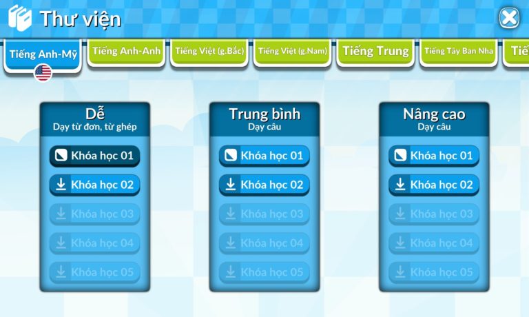 Phần mềm Monkey Junior – Nội Dung Học