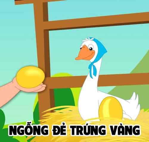 Truyện thai giáo cho bé trong bụng mẹ - Truyện ngỗng đẻ trứng vàng.jpg