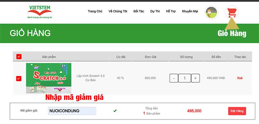 Mã Giảm Giá Vietstem