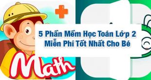 Phần mềm học toán lớp 2 miễn phí