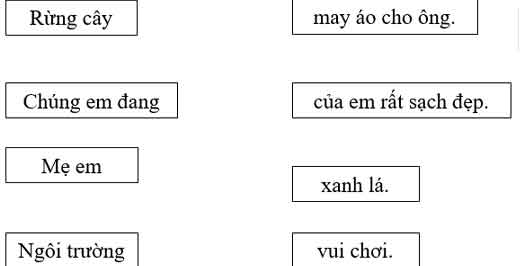 Đề thi tiếng Việt lớp 1 kỳ 1 Đề số 5
