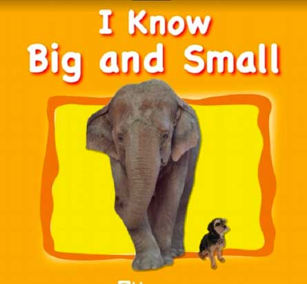 3. Sách tiếng Anh cho bé 3 tuổi học học toán cơ bản: I Know Big And Small
