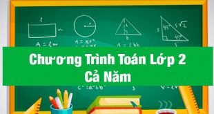 Chương Trình Toán Lớp 2 Cả Năm