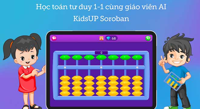 Nội dung và tính năng của KidsUp Soroban