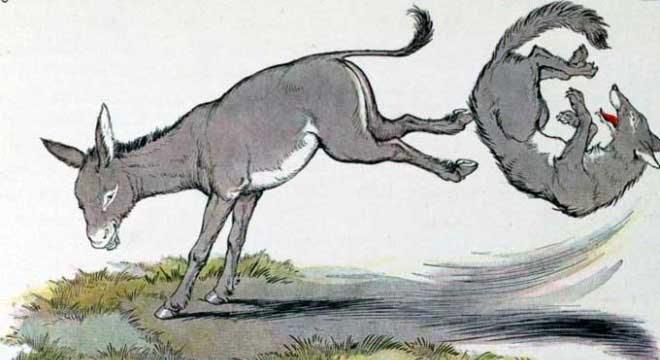 Truyện ngắn cho trẻ mầm non số 2: Chú lừa khôn ngoan