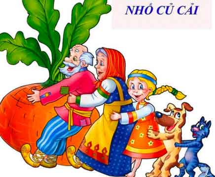 Truyện ngắn cho trẻ mầm non số 6: Nhổ củ cải