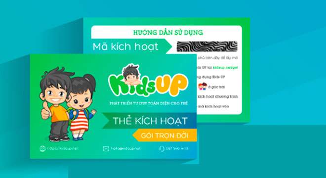 mã kích hoạt kids up