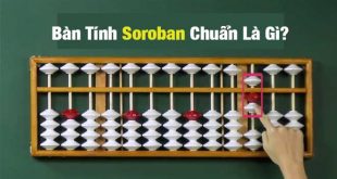 Bàn tính soroban chuẩn là gì?