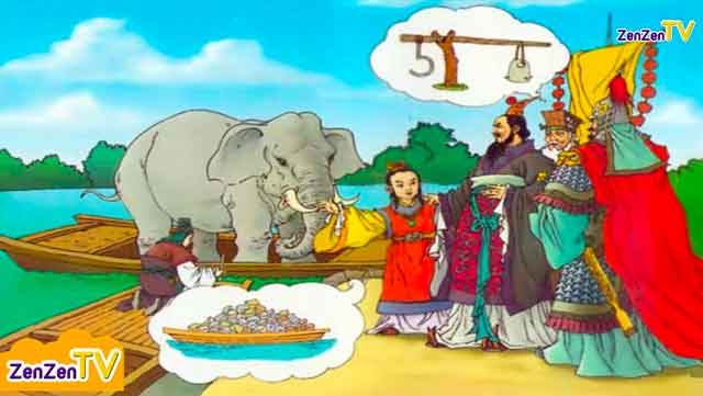 Truyện kể cho bé phát triển trí thông minh số 2:Truyện Cổ Tích Trạng Lường Cân Voi