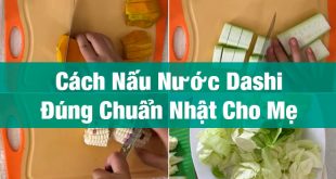 Cách nấu nước Dashi