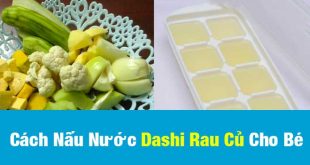 cách nấu nước dashi rau củ