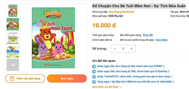 Sách Kể Chuyện Cho Bé Tuổi Mầm Non - Sự Tích Mùa Xuân