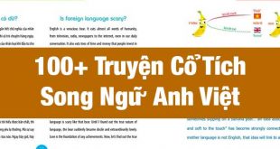 100+ Truyện Cổ Tích Song Ngữ Anh Việt PDF Không Thể Bỏ Qua