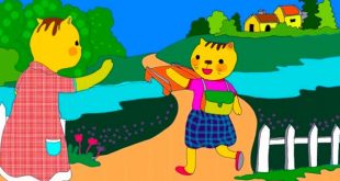 truyện mèo hoa đi học