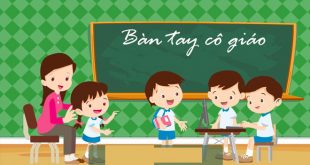 bài thơ bàn tay cô giáo
