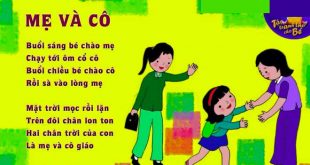 bài thơ cô và mẹ