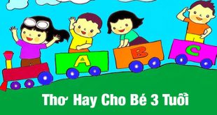 thơ cho bé 3 tuổi