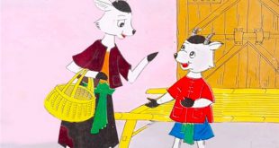 truyện dê con nhanh trí