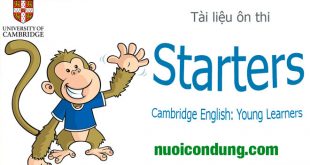 Đề Thi Starter Cambridge -