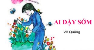 bài thơ ai dậy sớm