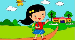 bài thơ bé đến lớp