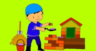 bài thơ em làm thợ xây