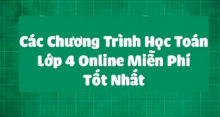 Các Chương Trình Học Toán Lớp 4 Online Miễn Phí Tốt Nhất