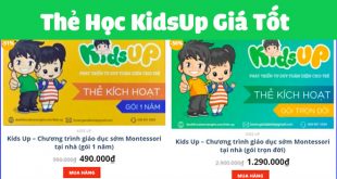 thẻ học kidsup giá tốt