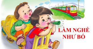 bài thơ làm nghề như bố
