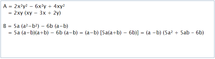 phương pháp đặt nhân tử chung