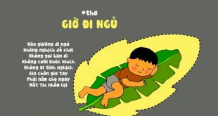 Bài Thơ Giờ Đi Ngủ - Lời Bài Thơ Chi Tiết và Giáo Án Tham Khảo