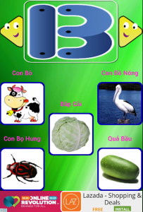 Bé Học Chữ Và Số, Tập Đánh Vần ABC