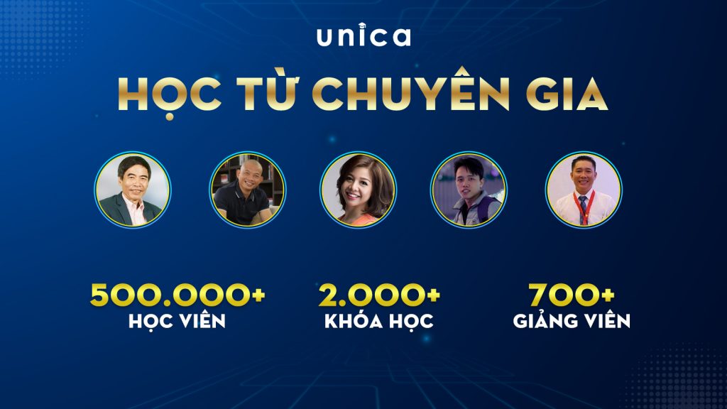 Unica quy tụ đội ngũ giảng viên uy tín, chất lượng