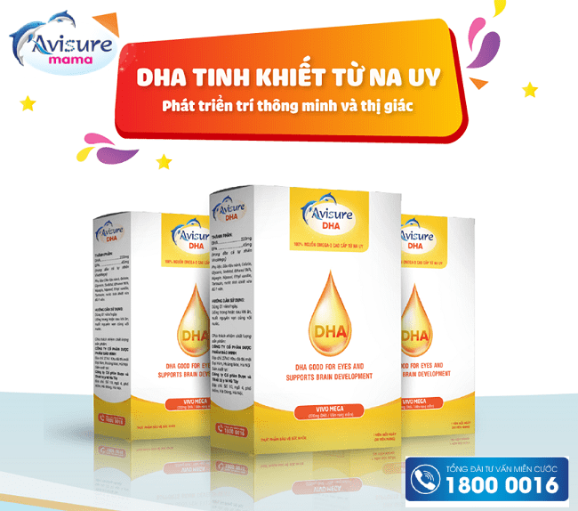 DHA cho bà bầu từ Nauy Avisure DHA 