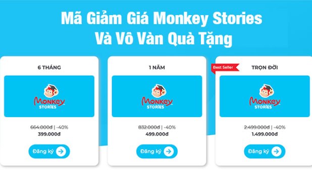 mã giảm giá monkey stories