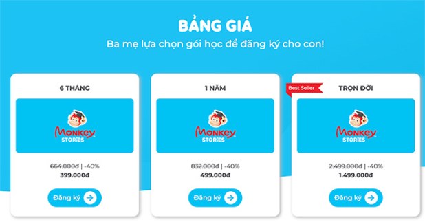 mã giảm giá monkey stories