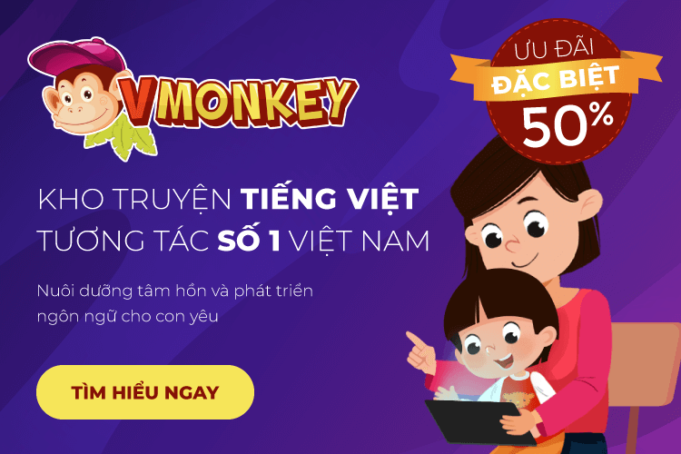 Truyện Tranh Cho Bé 2 tuổi- VMonkey là kho truyện tranh tiếng Việt tương tác số 1 tại Việt Nam