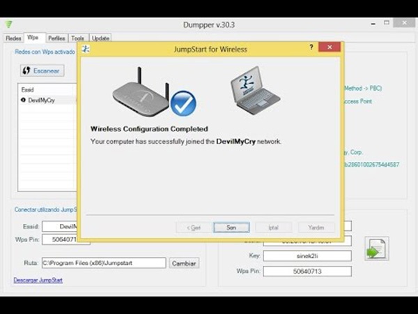 Cách xem mật khẩu Wifi trên máy tính bằng JumpStart