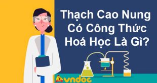 Thạch Cao Nung Có Công Thức Hoá Học Là Gì?