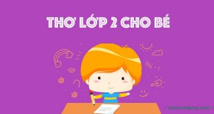 16 Bài Thơ Lớp 2 Hay và Ý Nghĩa Nhất