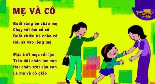 bài thơ cô và mẹ