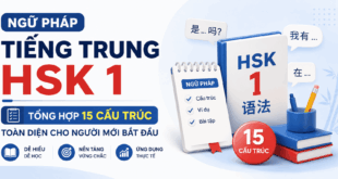Ngữ Pháp Tiếng Trung HSK 1: Tổng Hợp 15 Cấu Trúc Toàn Diện Cho Người Mới Bắt Đầu