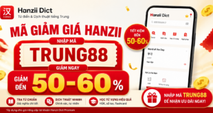 mã giảm giá hanzii dict